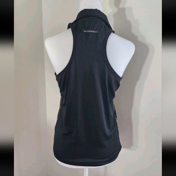 Luxury Designer Burberry Golf Vintage Rare Polo Trademark Tartan Check Pattern M - Picture 3 of 9